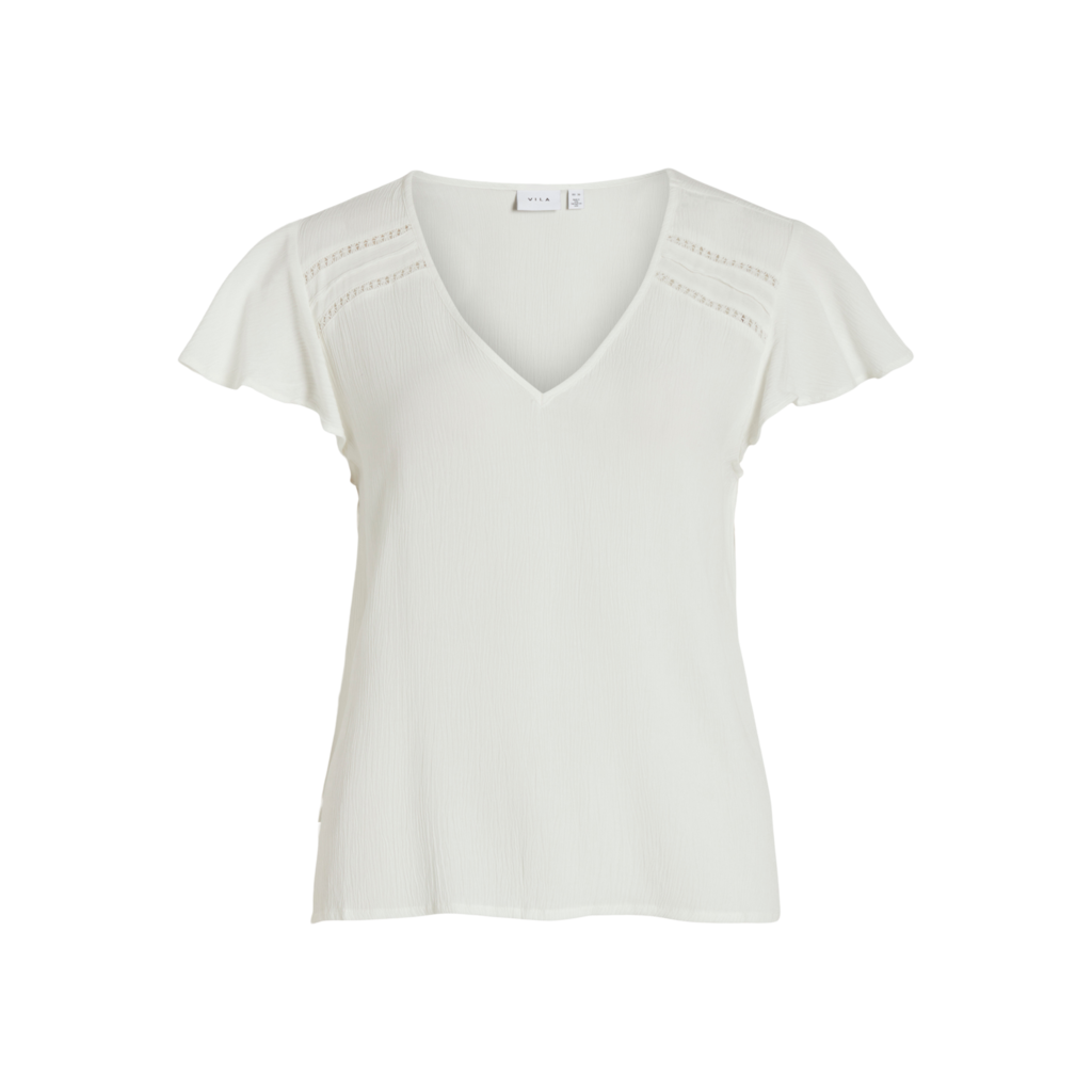 V-NECK SHORT SLEEVED TOP