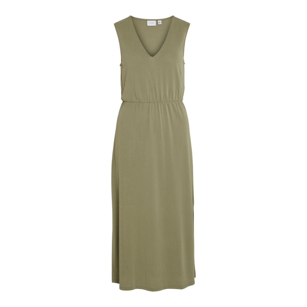 SLEEVELESS MIDI DRESS