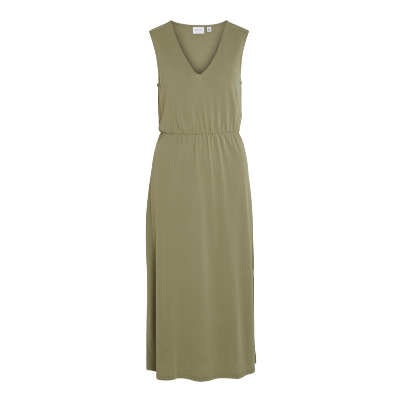 SLEEVELESS MIDI DRESS