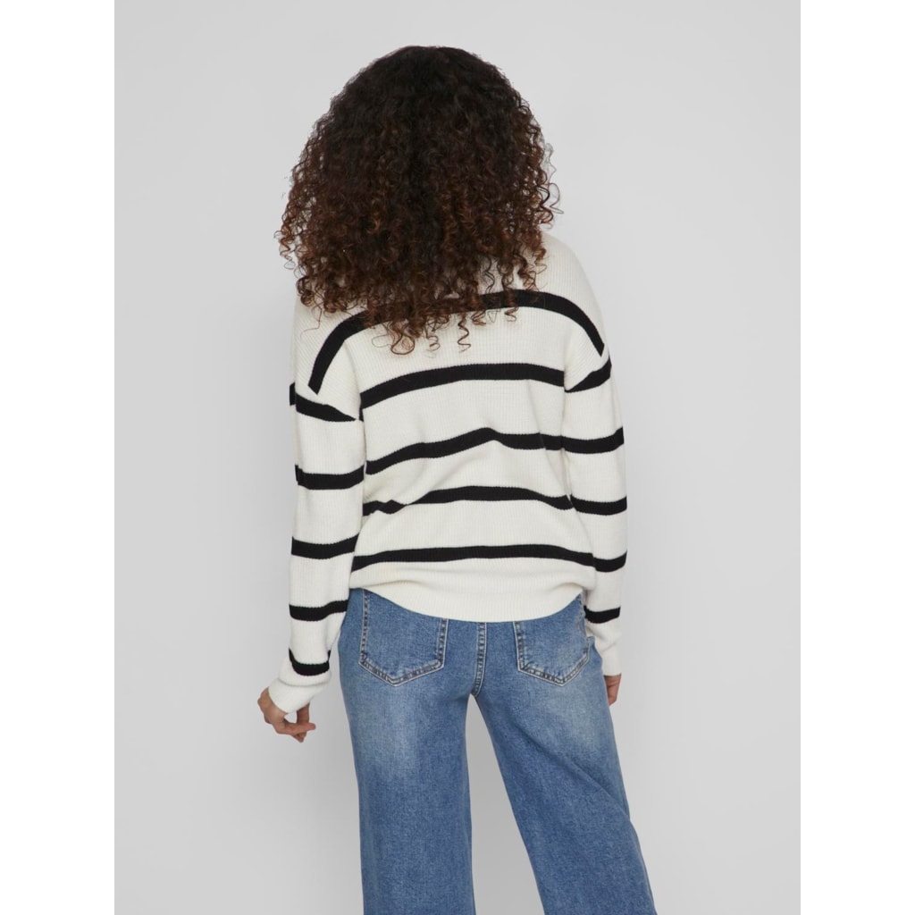 STRIPED KNITTED PULLOVER