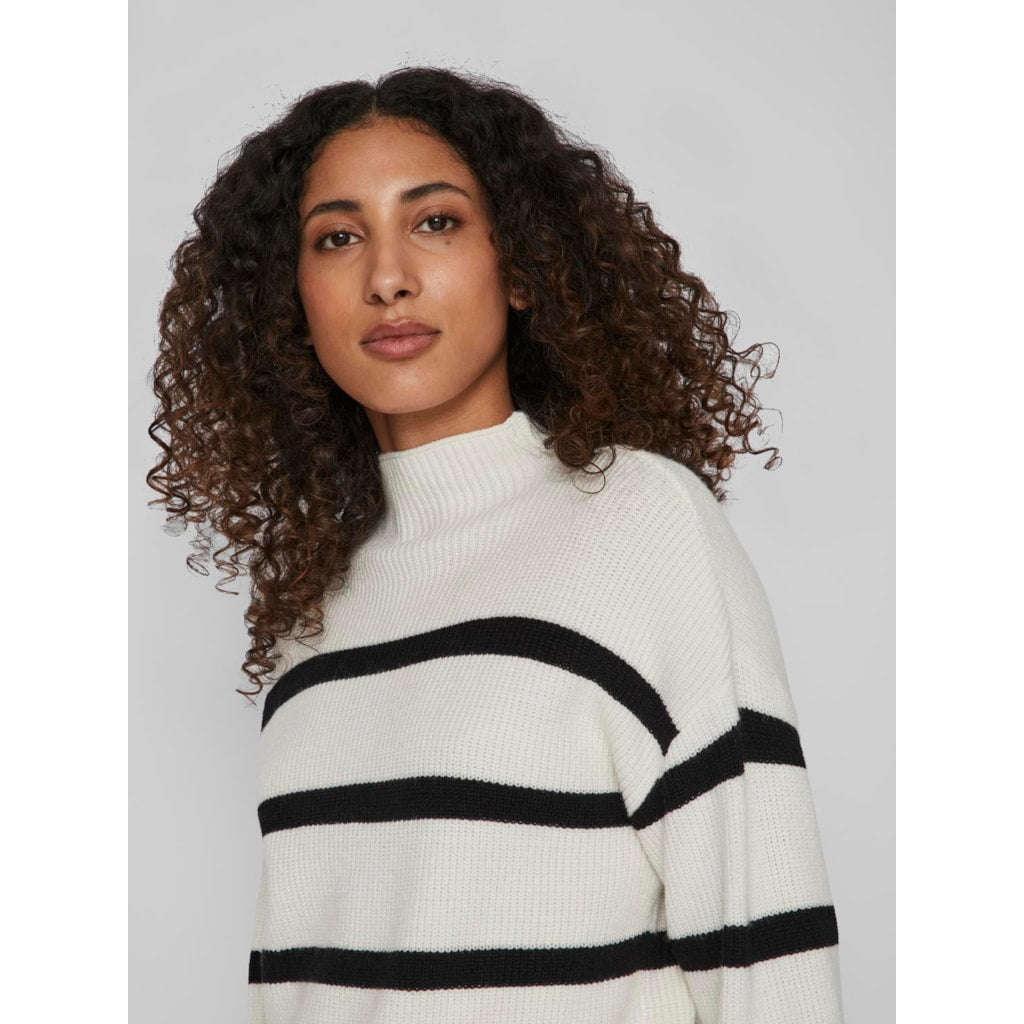 STRIPED KNITTED PULLOVER