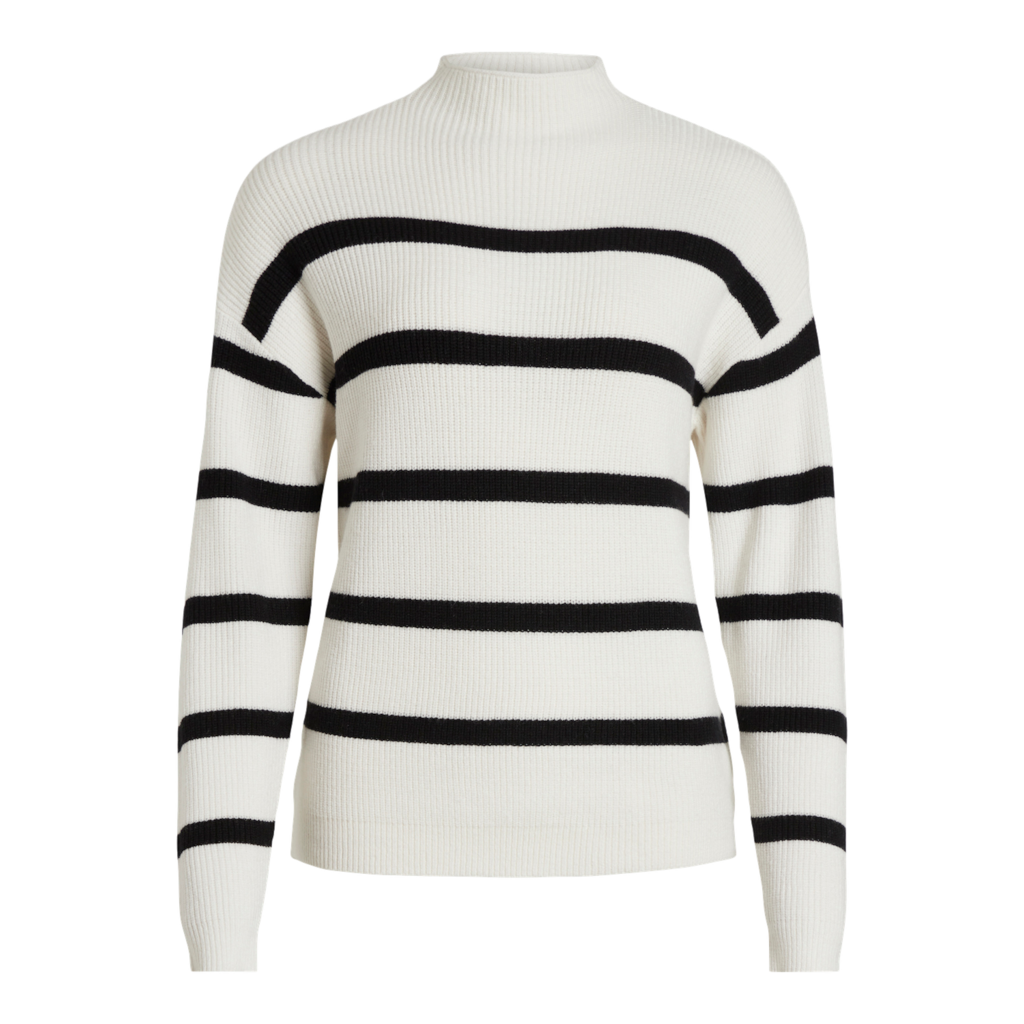 STRIPED KNITTED PULLOVER