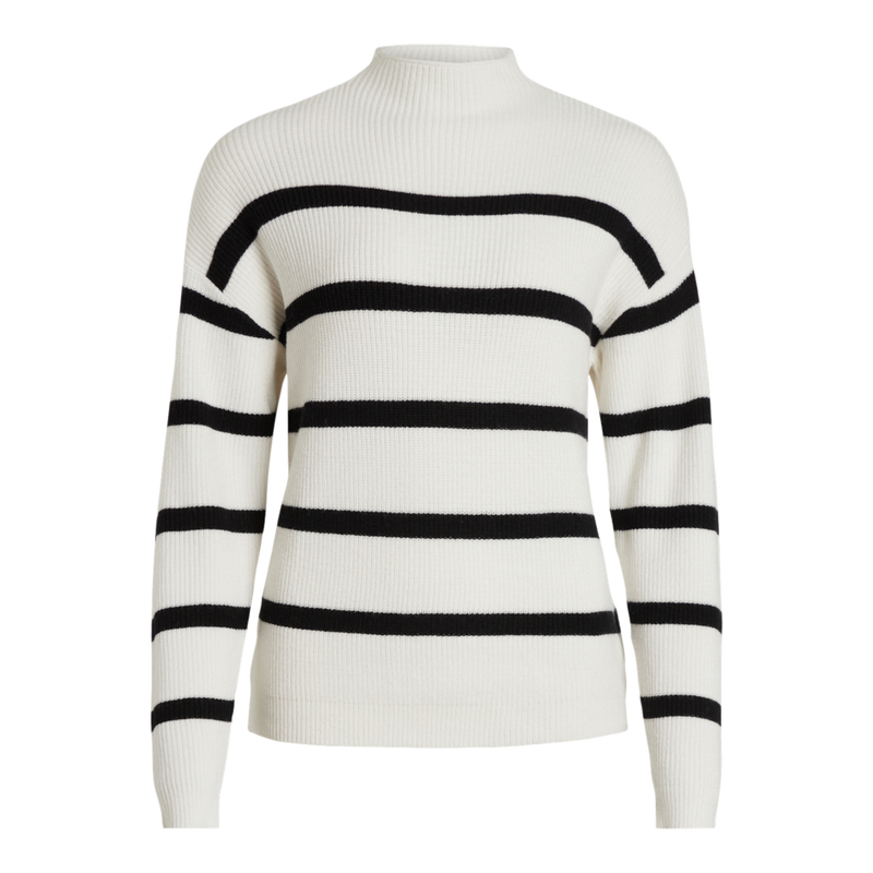 STRIPED KNITTED PULLOVER