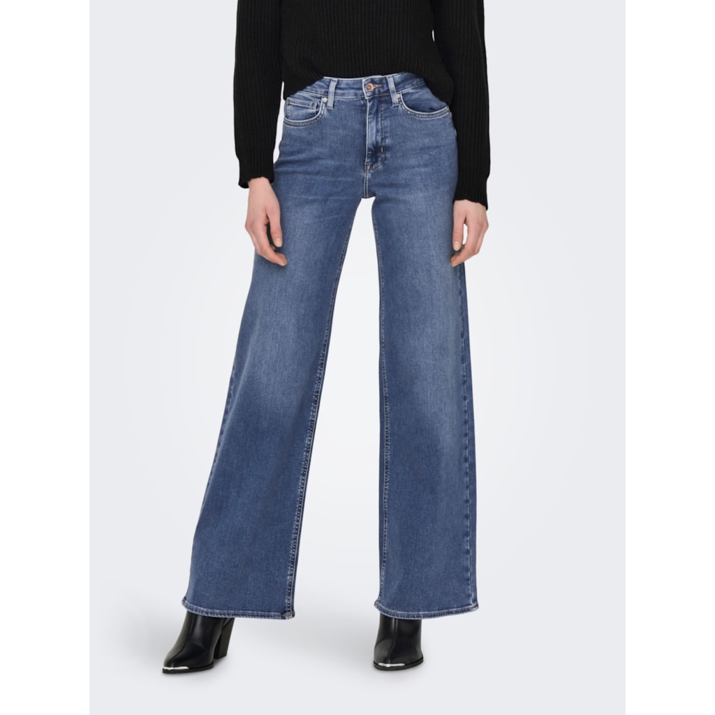 MADISON BLUSH HIGH WAIST WIDE JEANS