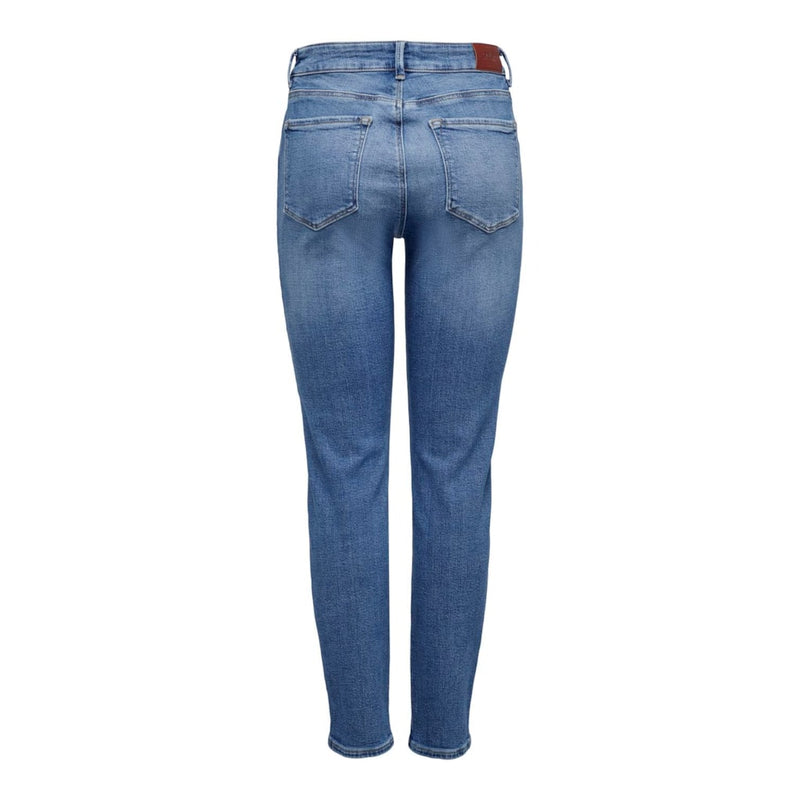 EMILY STRETCH HIGH WAIST STRAIGHT ANKLE JEANS