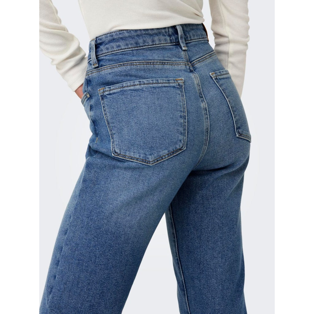 EMILY STRETCH HIGH WAIST STRAIGHT ANKLE JEANS