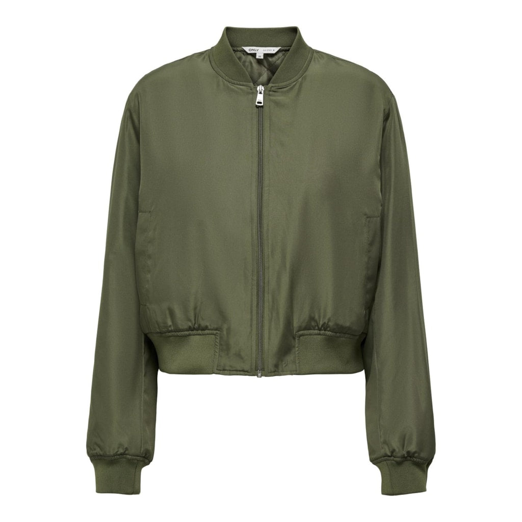 SHORT BASIC BOMBER JACKET