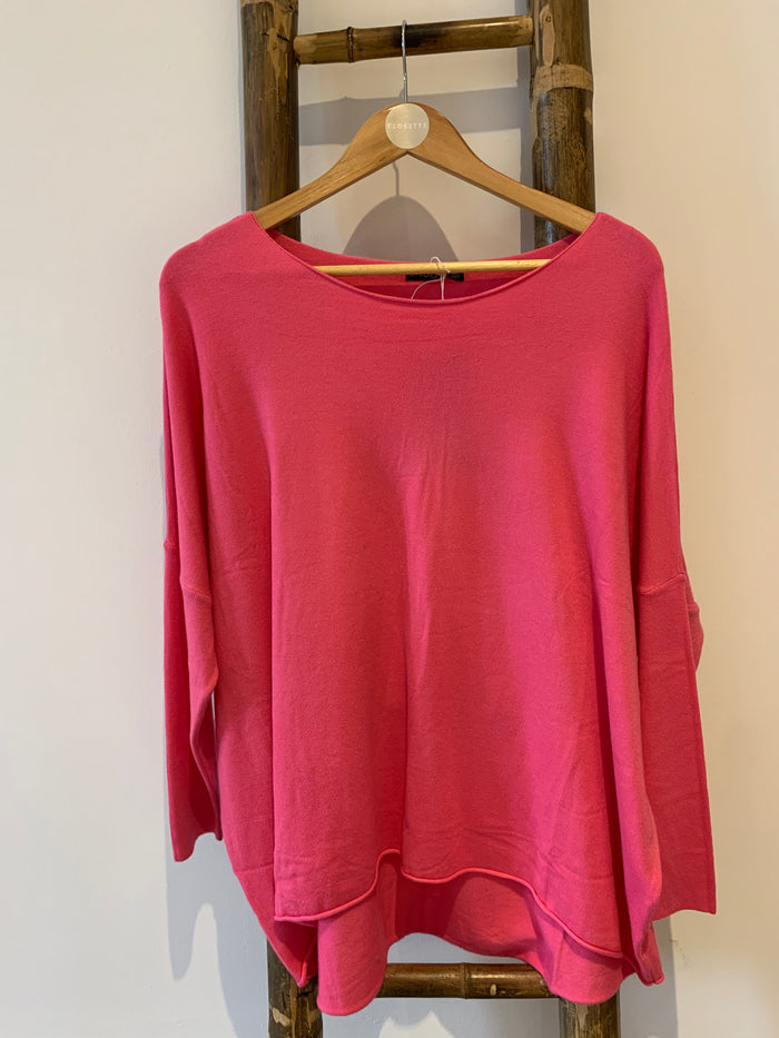 PINK LONGLINE TOP