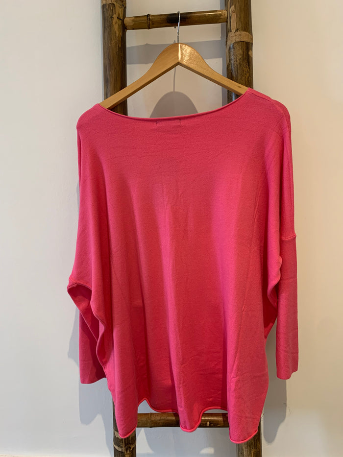 PINK LONGLINE TOP