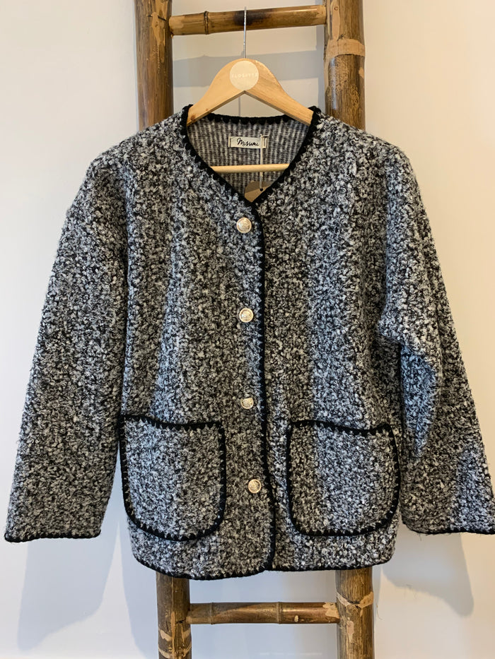 BOUCLE GREY JACKET