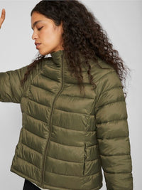 DUSTY OLIVE QUILTED JACKET