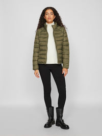 DUSTY OLIVE QUILTED JACKET