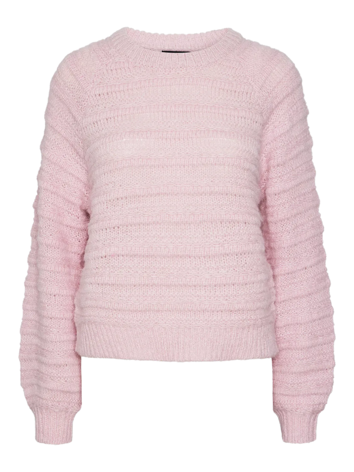 JAYDA O-NECK KNIT PINK LAVENDER