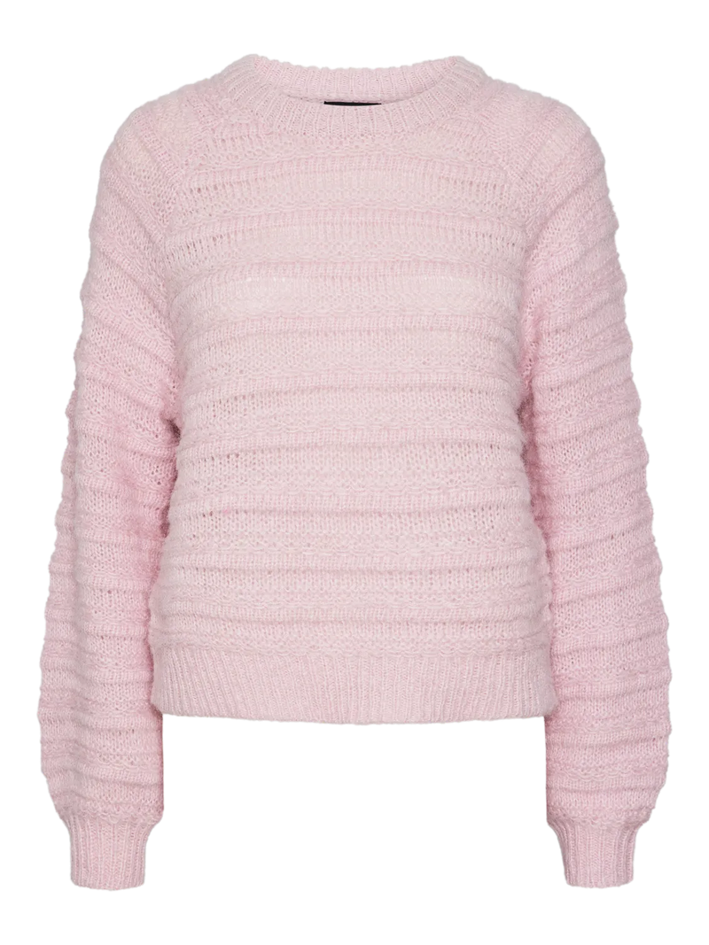 JAYDA O-NECK KNIT PINK LAVENDER