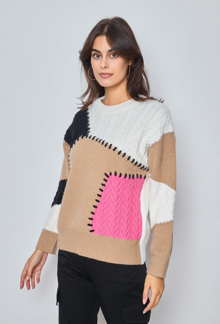PATCHWORK SWEATER