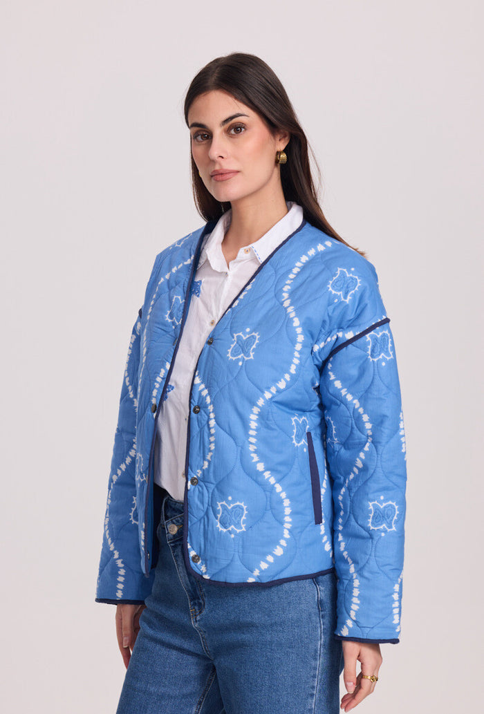 PAISLEY JACKET - BLUE