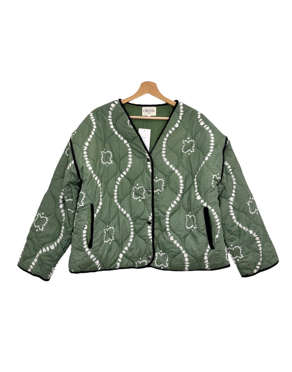 PAISLEY JACKET - KHAKI