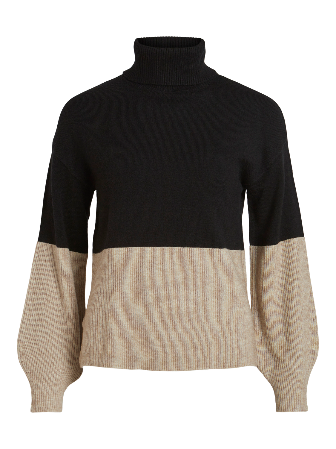 COLOUR BLOCK KNITTED PULLOVER