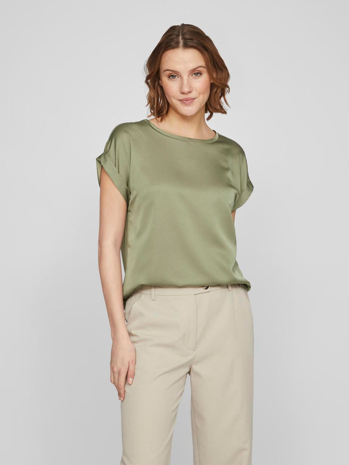 ROUND NECK SHORT SLEEVED TOP